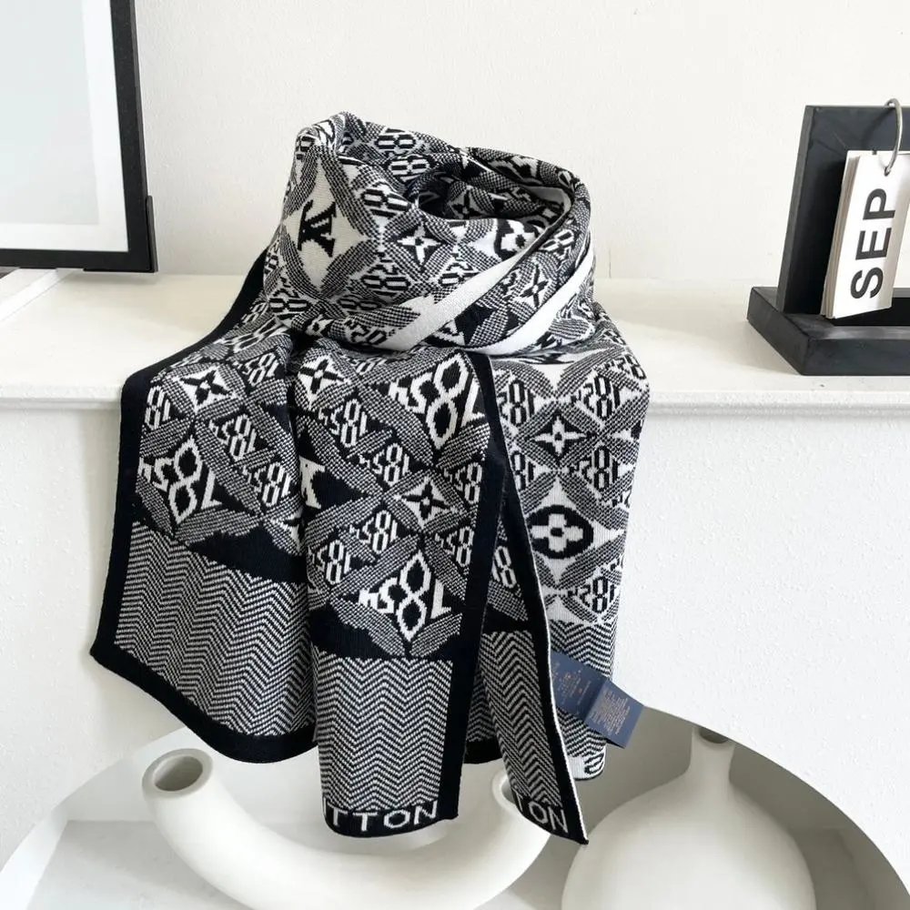 Louis Vuitton Scarves Oversized Monogram Fringe Scarf image 7