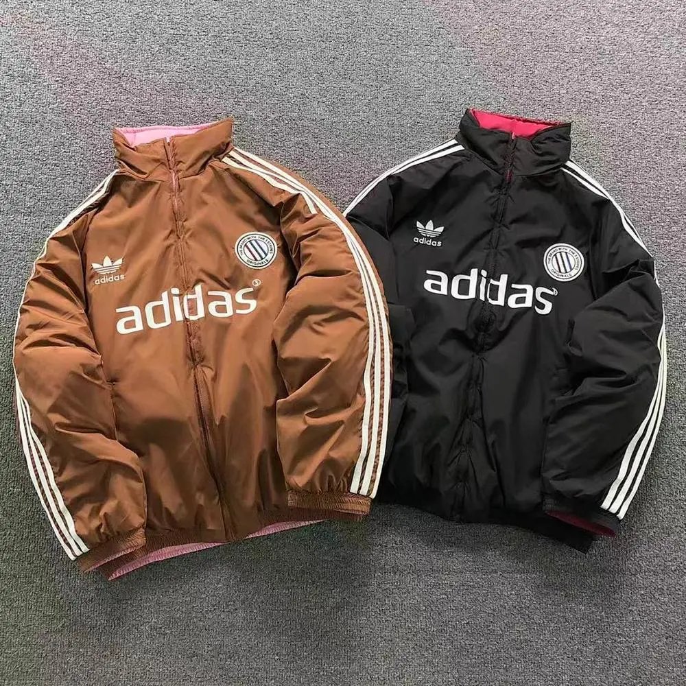 Adidas stand collar cotton jacket — W2CFinds curated find