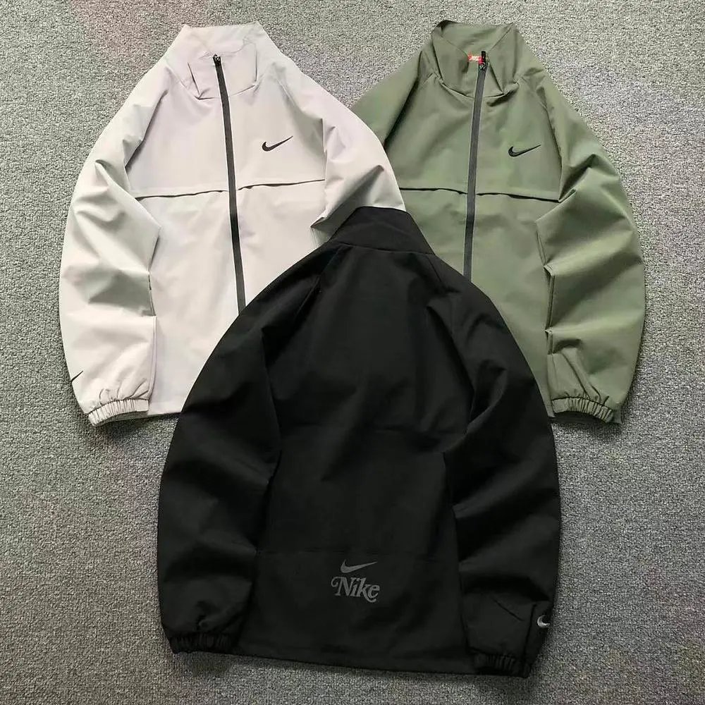 Nike stand collar windbreaker jacket — W2CFinds curated find