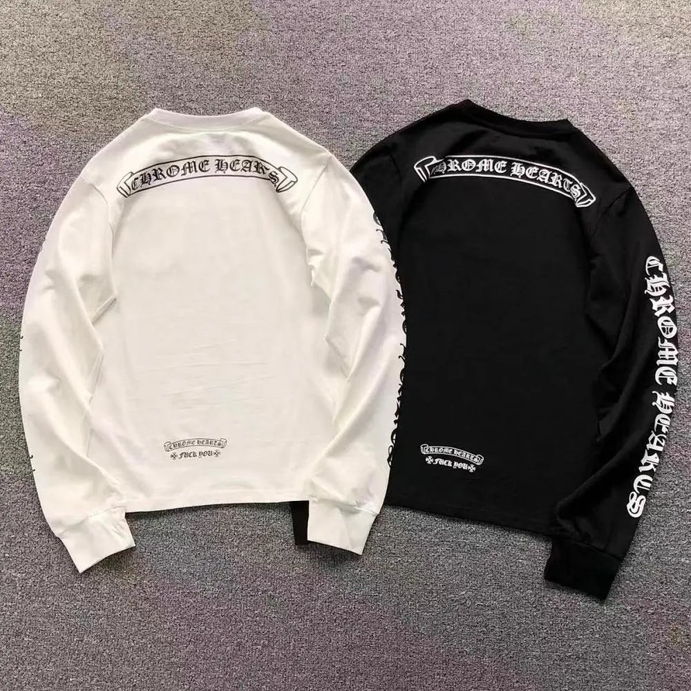 Chrome Hearts scroll letter long sleeve shirt — W2CFinds curated find