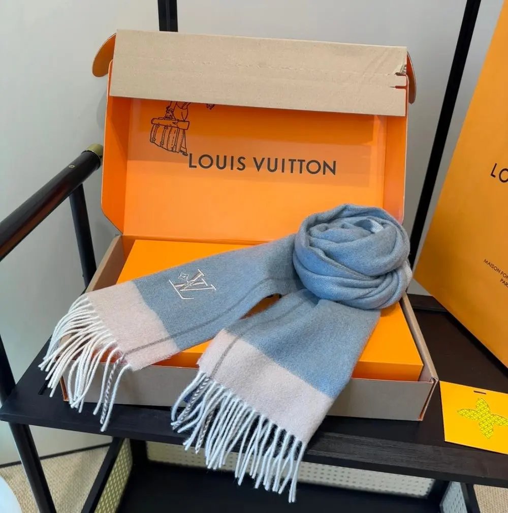 Louis Vuitton Scarves Monogram Fringe Scarf image 3
