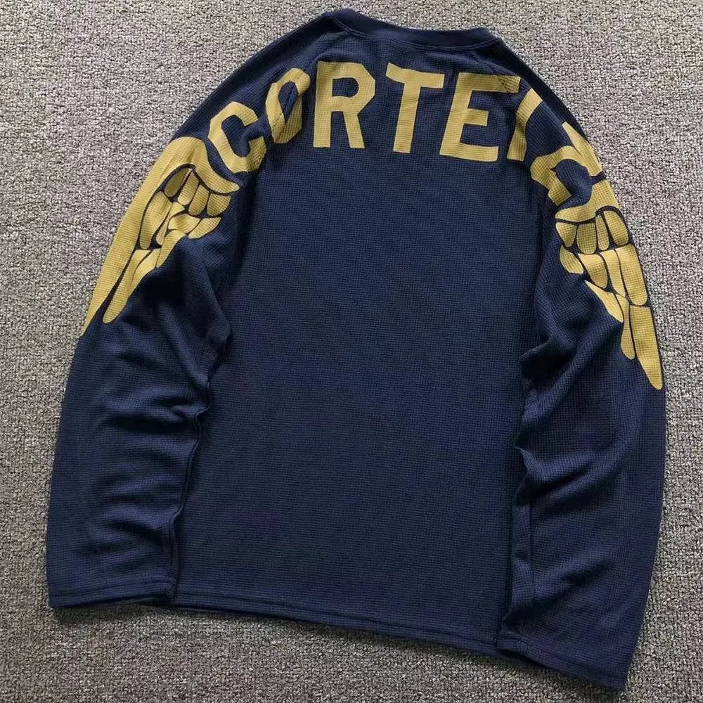 Corteiz wing print waffle long sleeve shirt — W2CFinds curated find