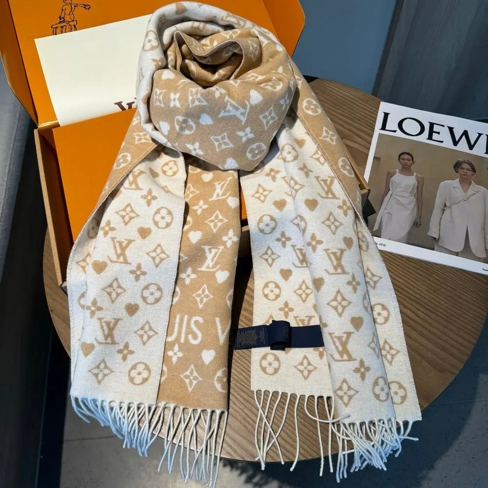 Louis Vuitton Scarves Logo-patterned scarf image 6