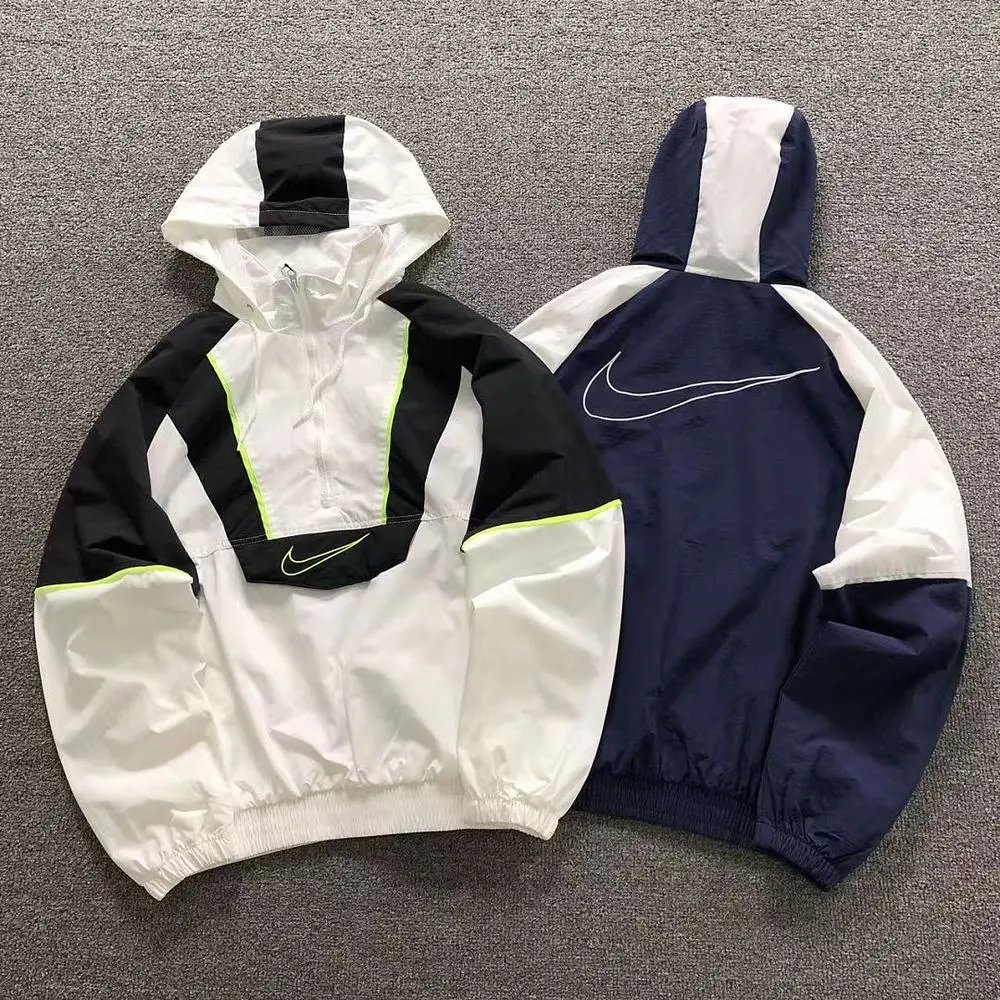 Nike color block hooded windbreaker jacket — W2CFinds curated find