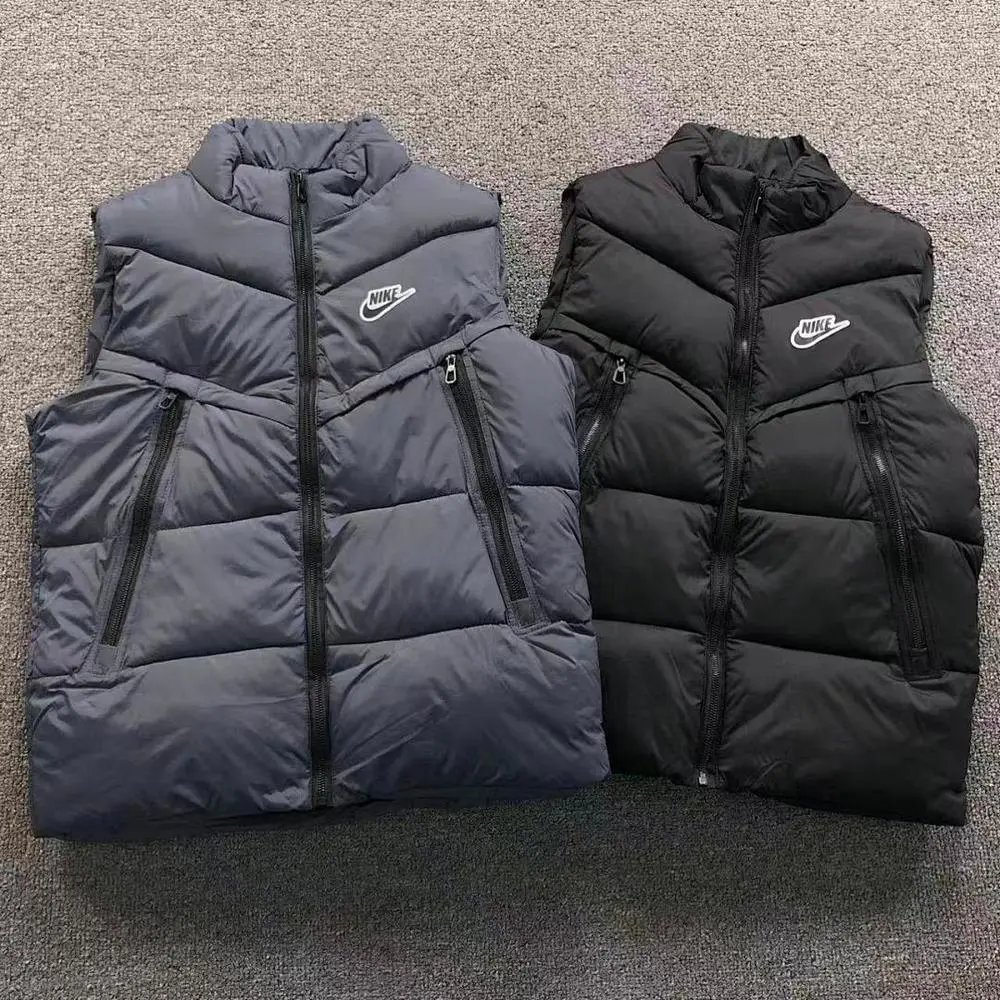Nike stand collar cotton vest — W2CFinds curated find