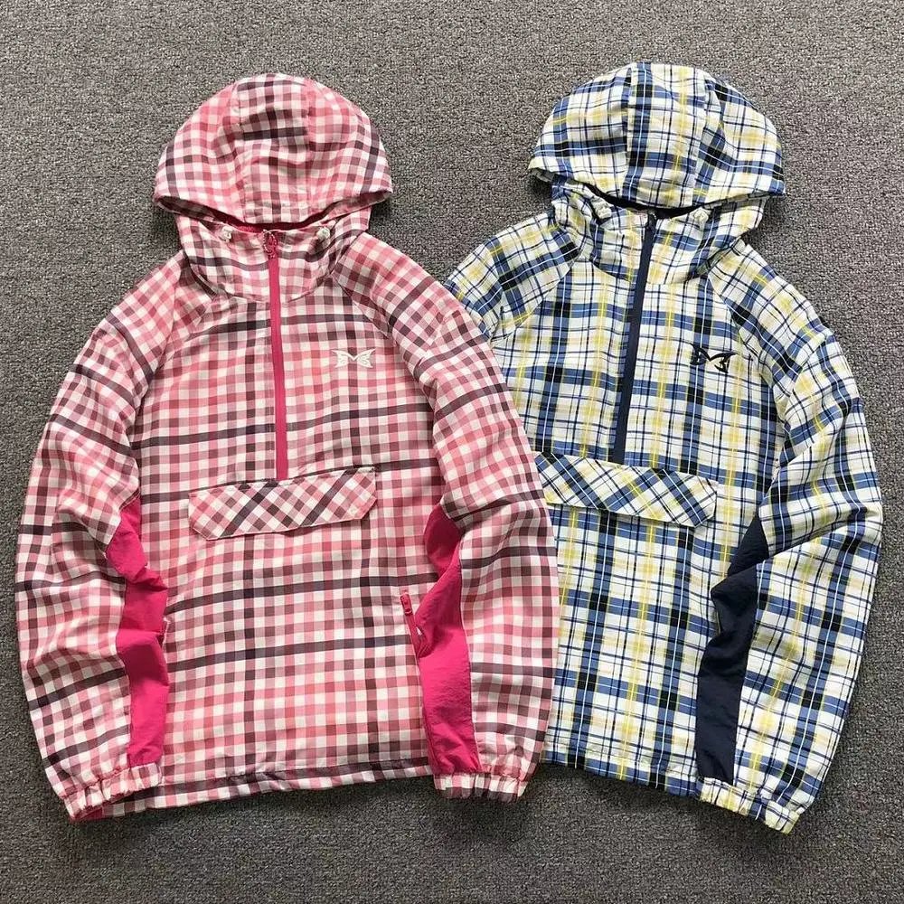 Mizuno plaid hooded jacket — W2CFinds curated find