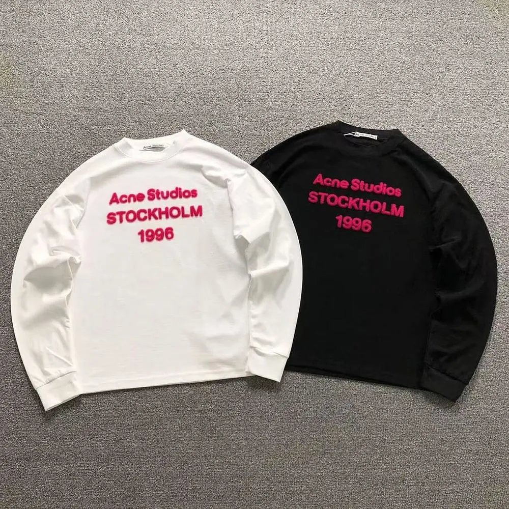Acne Studios 1996 letter print long sleeve shirt — W2CFinds curated find