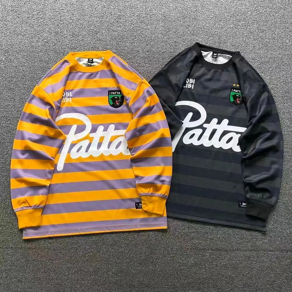 Patta striped soccer long sleeve jersey — W2CFinds curated find