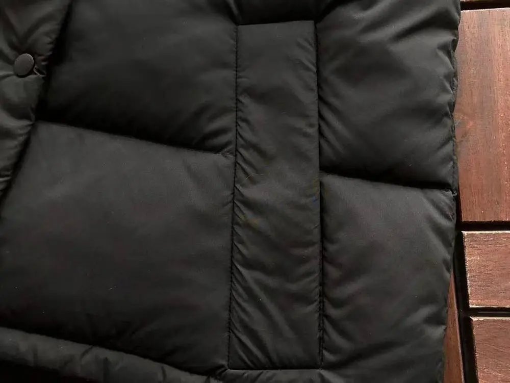 Unbranded Vests Hooded quilted puffer vest with snap front and patch pockets image 6