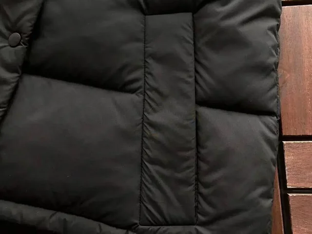 Unbranded Vests Hooded quilted puffer vest with snap front and patch pockets product detail image 6