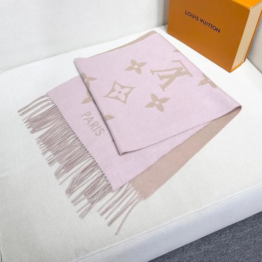 Louis Vuitton Scarves Monogram Fringe Scarf image 7