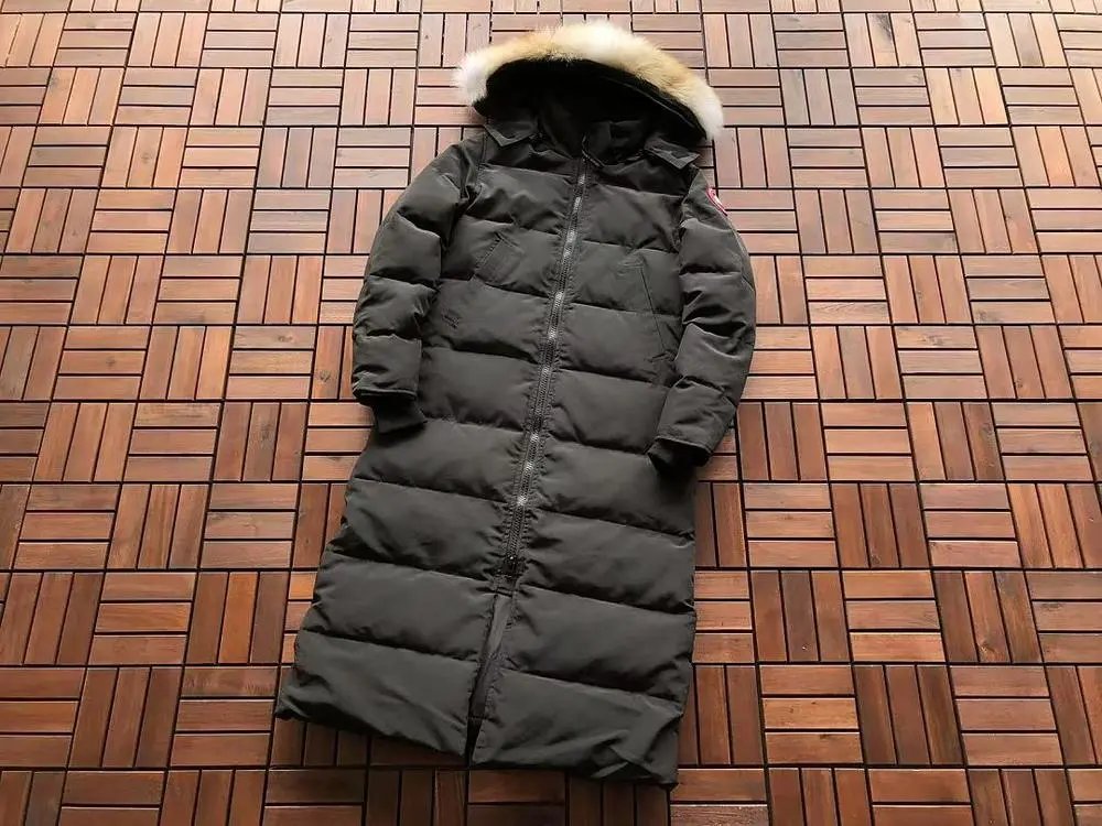 Canada Goose Down Jackets Long hooded fur-trim puffer image 5