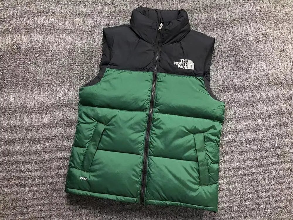 The North Face Vests 700-fill color-block puffer vest — Style 1