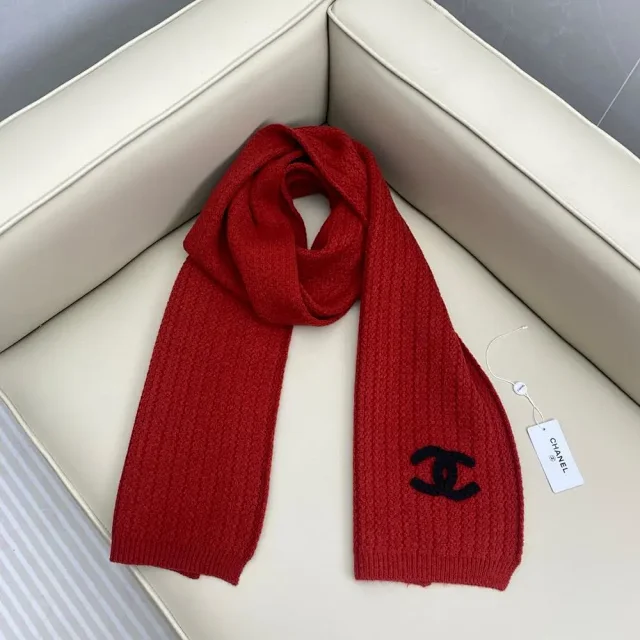 Chanel Scarves Logo Scarf product detail image 3