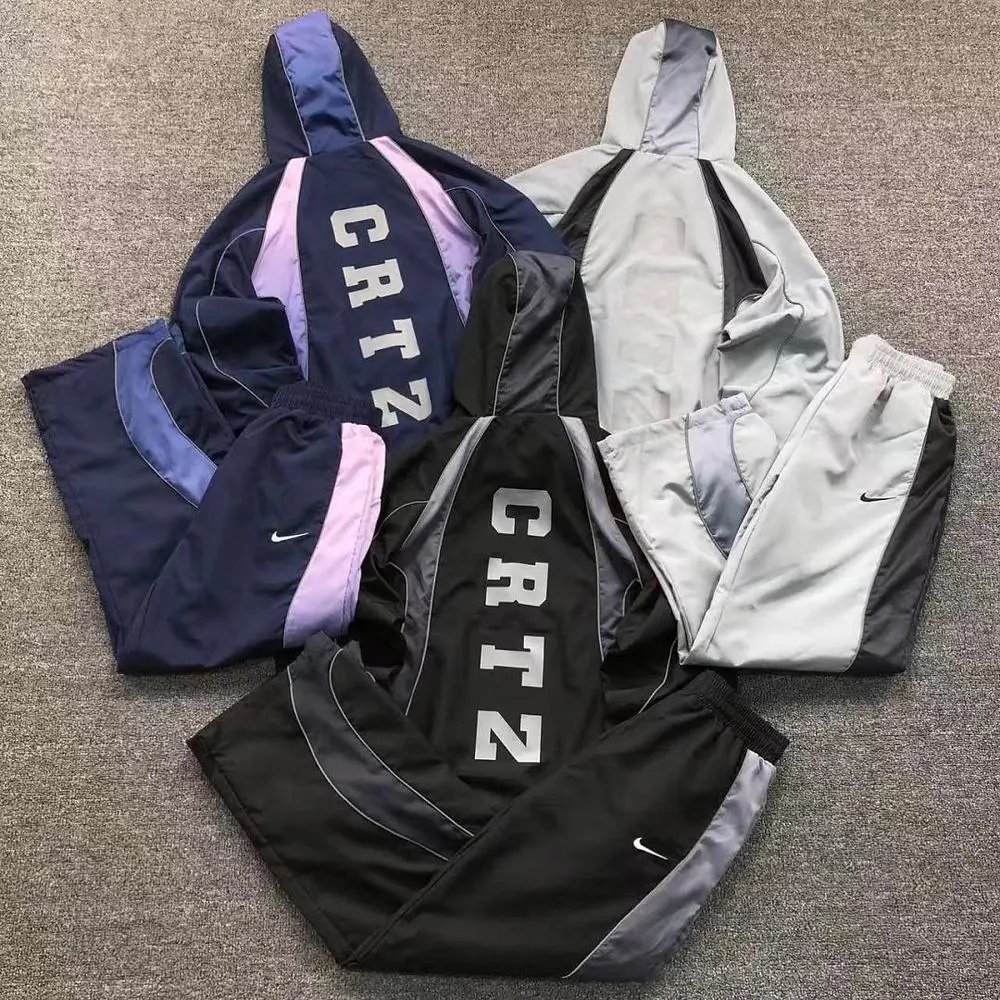 Corteiz color block hooded tracksuit set — W2CFinds curated find