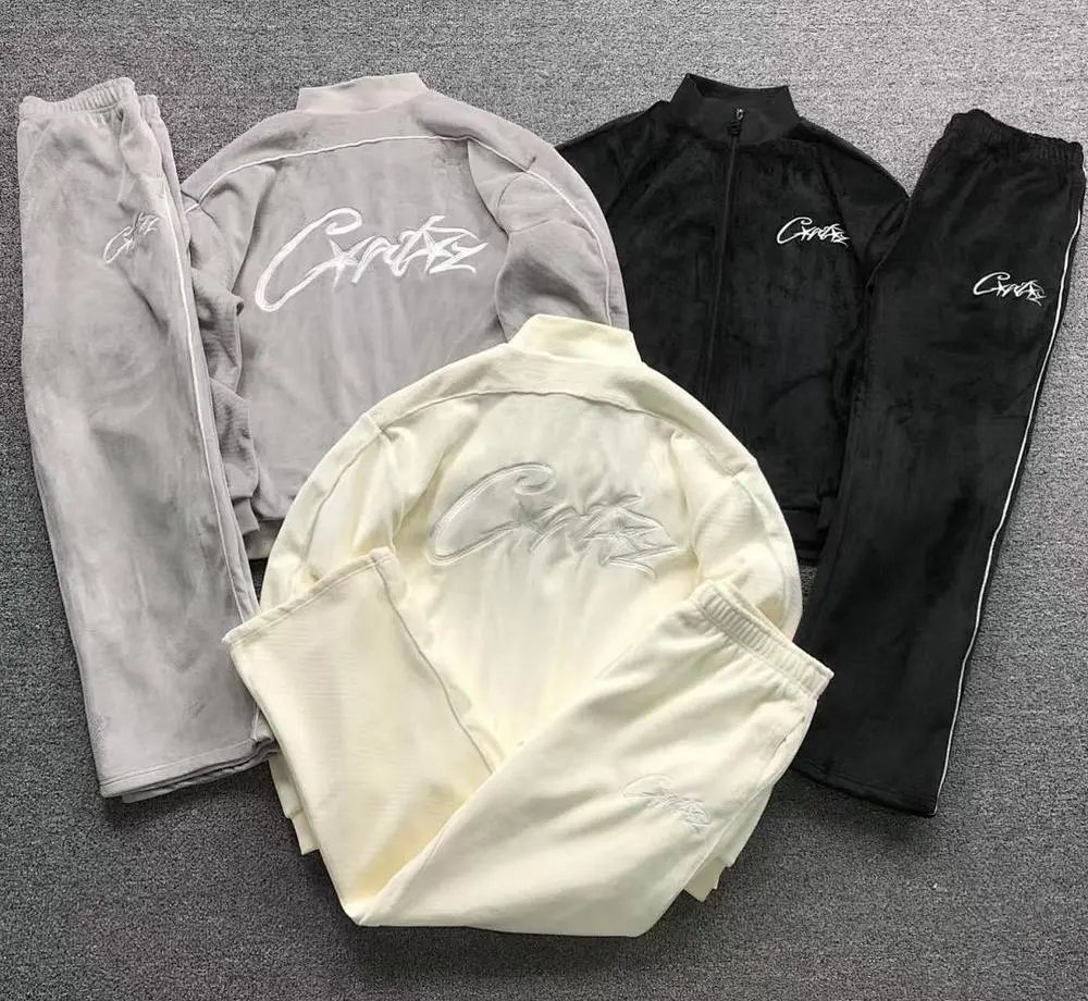 Corteiz velour tracksuit set — W2CFinds curated find