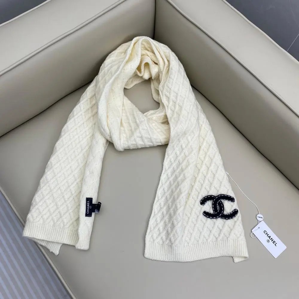 Chanel Scarves Logo Scarf image 8