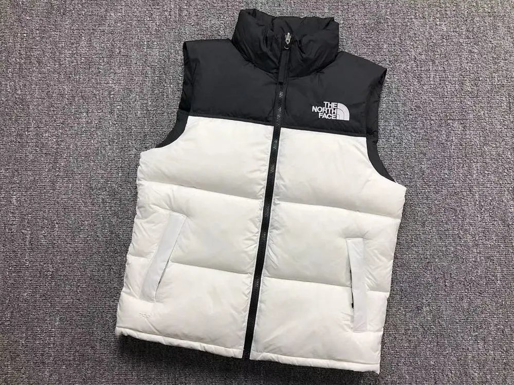The North Face Vests 700-fill color-block puffer vest — Style 7