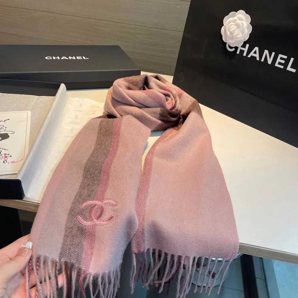 Chanel Scarves Logo-patterned image 9