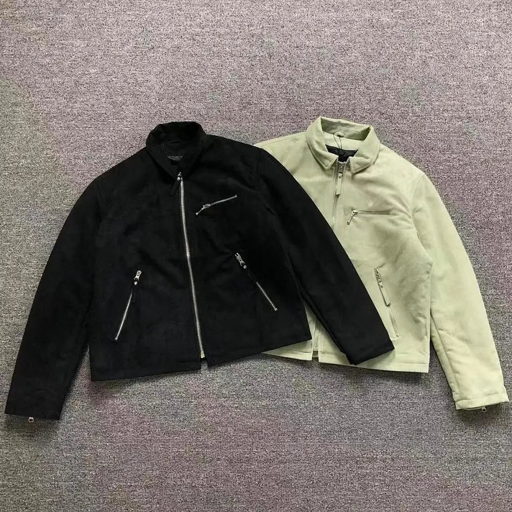 Stussy suede zip jacket — W2CFinds curated find