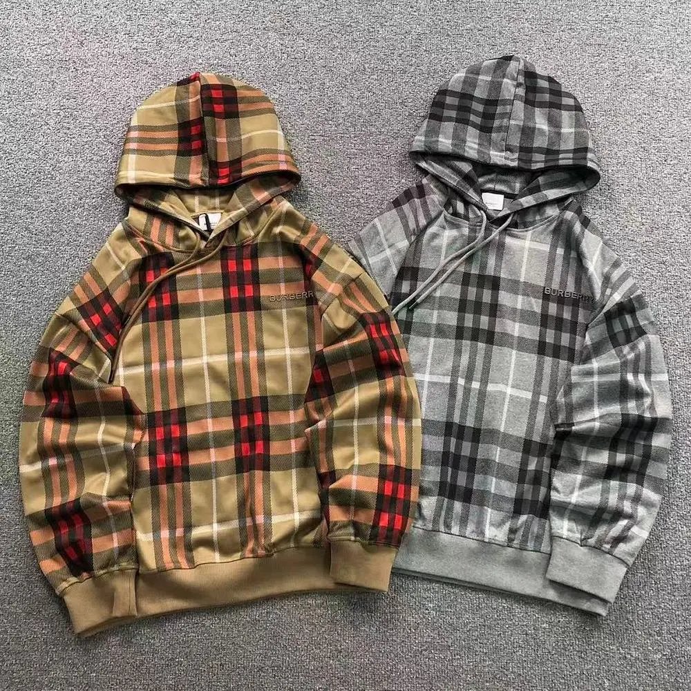 Burberry plaid hooded sweatshirt — W2CFinds curated find