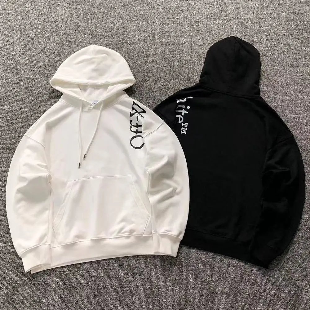 Off-White side letter hooded sweatshirt — W2CFinds curated find