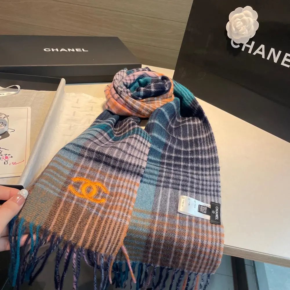 Chanel Scarves Logo-patterned image 10