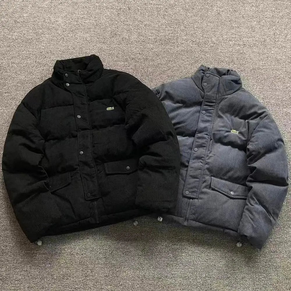 Lacoste stand collar cotton jacket — W2CFinds curated find