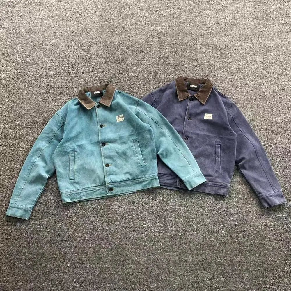 Stussy contrast collar work jacket — W2CFinds curated find