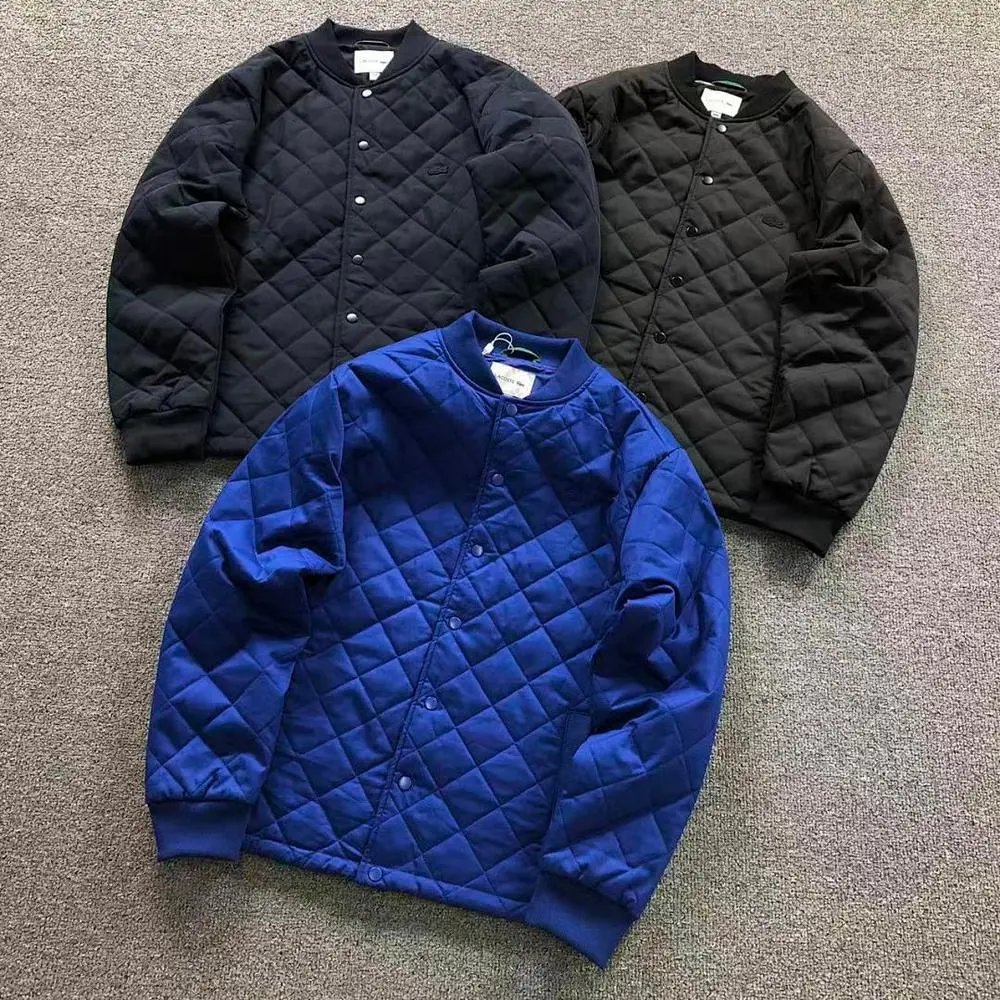 Lacoste baseball collar cotton jacket — W2CFinds curated find