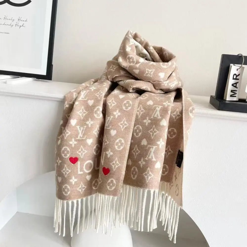 Louis Vuitton Scarves Fringed Monogram Scarf image 10