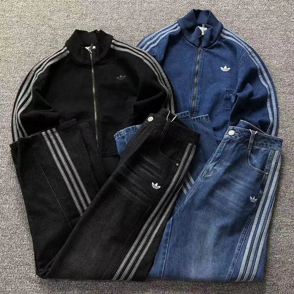 Adidas Originals denim tracksuit set — W2CFinds curated find