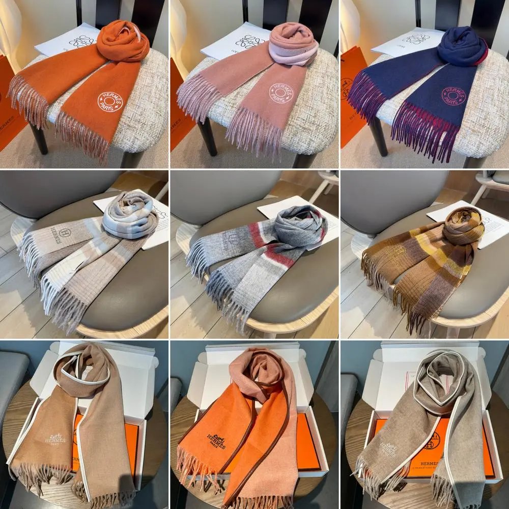 Hermès Scarves Fringed logo scarf image 1