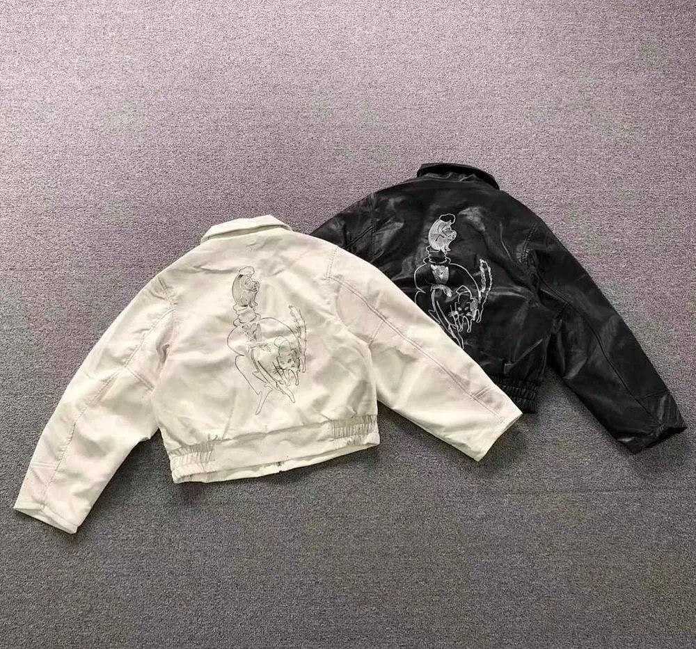 Enfants Riches Deprimes print leather jacket — W2CFinds curated find