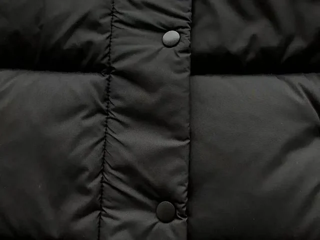 Unbranded Vests Hooded quilted puffer vest with snap front and patch pockets product detail image 7
