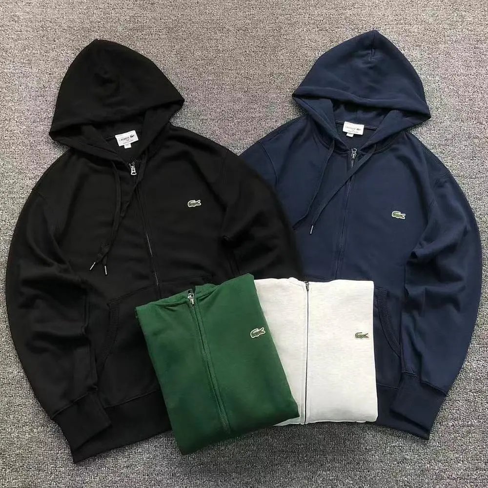 Lacoste zip hooded sweatshirt — W2CFinds curated find