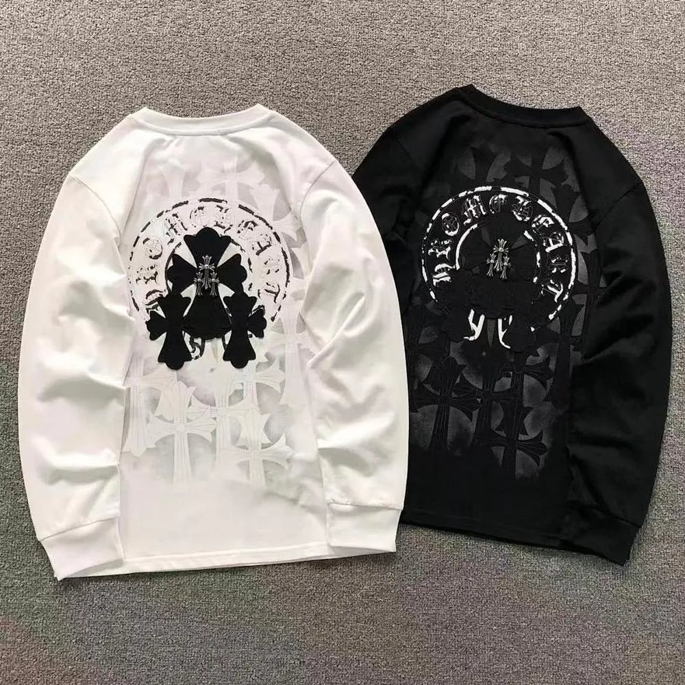 Chrome Hearts cross patch long sleeve shirt — W2CFinds curated find
