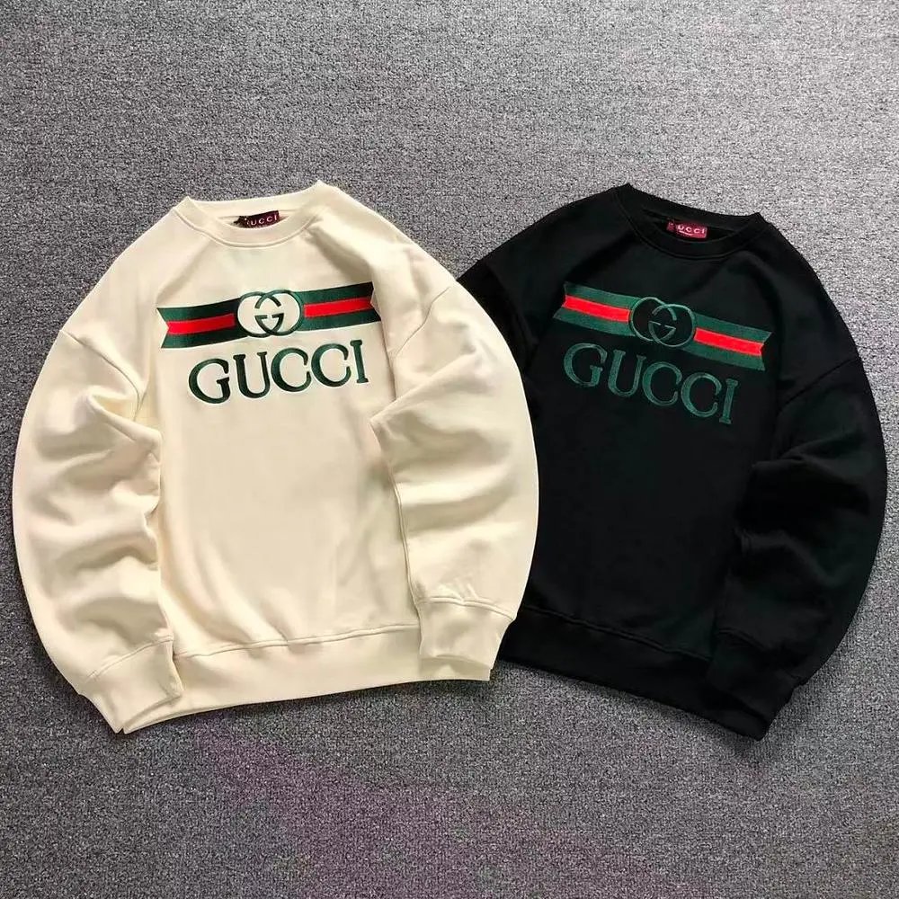 Gucci web stripe interlocking G crew neck sweatshirt — W2CFinds curated find