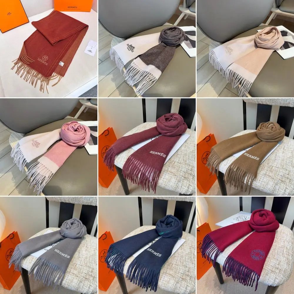 Hermès Scarves Fringed logo scarf image 1