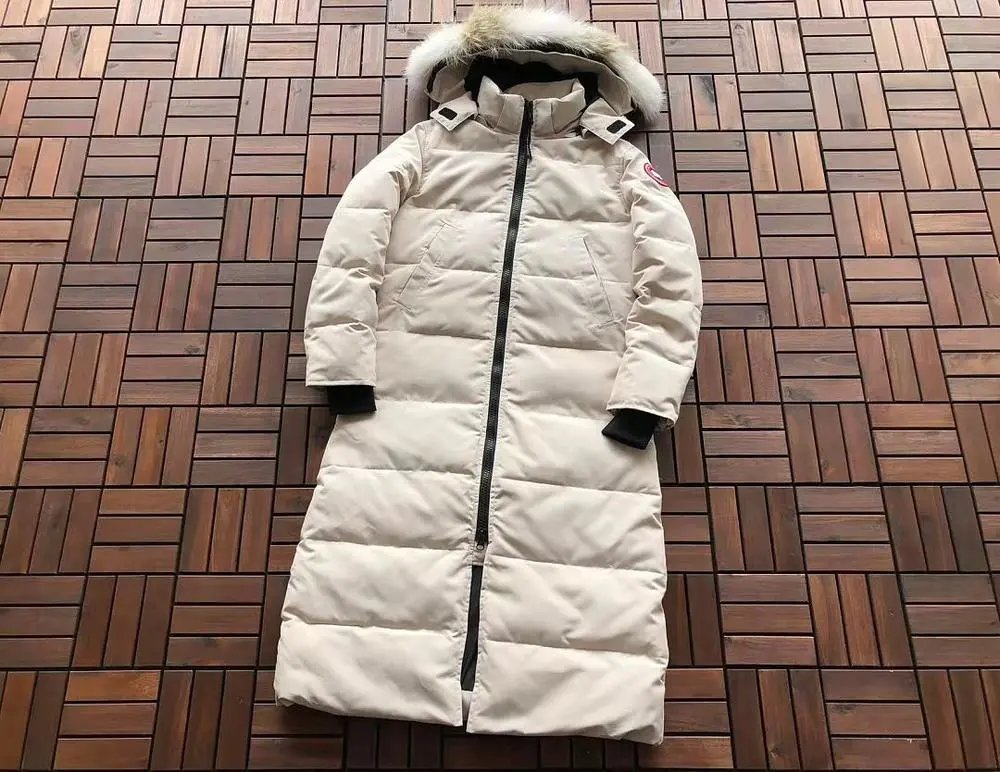 Canada Goose Down Jackets Long hooded fur-trim puffer image 2