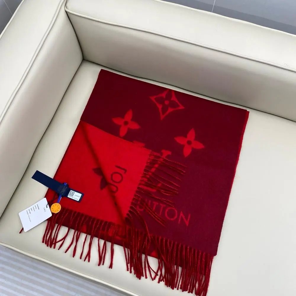 Louis Vuitton Scarves Fringed Monogram Scarf image 3