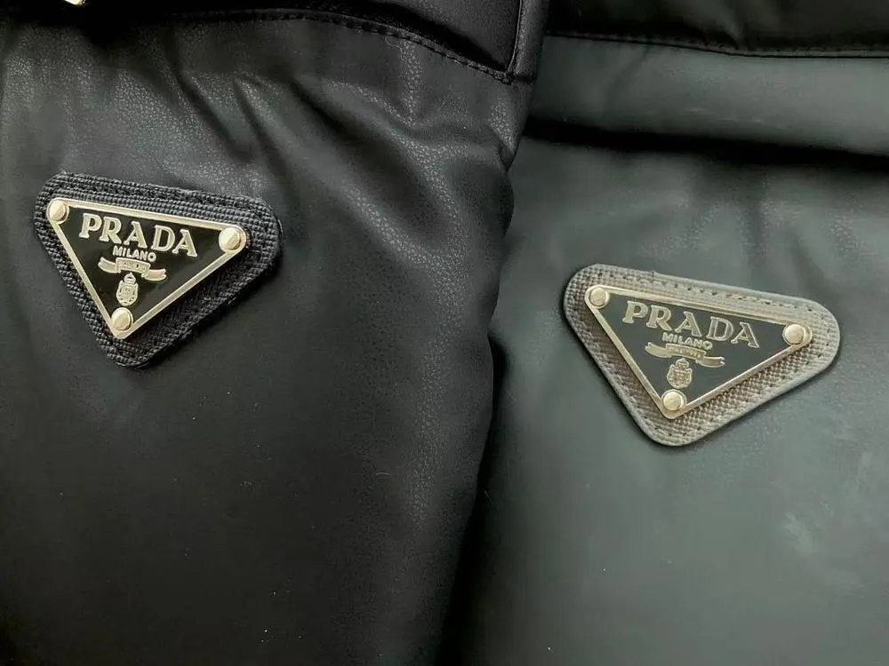 Prada Vests Quilted stand-collar puffer vest image 4
