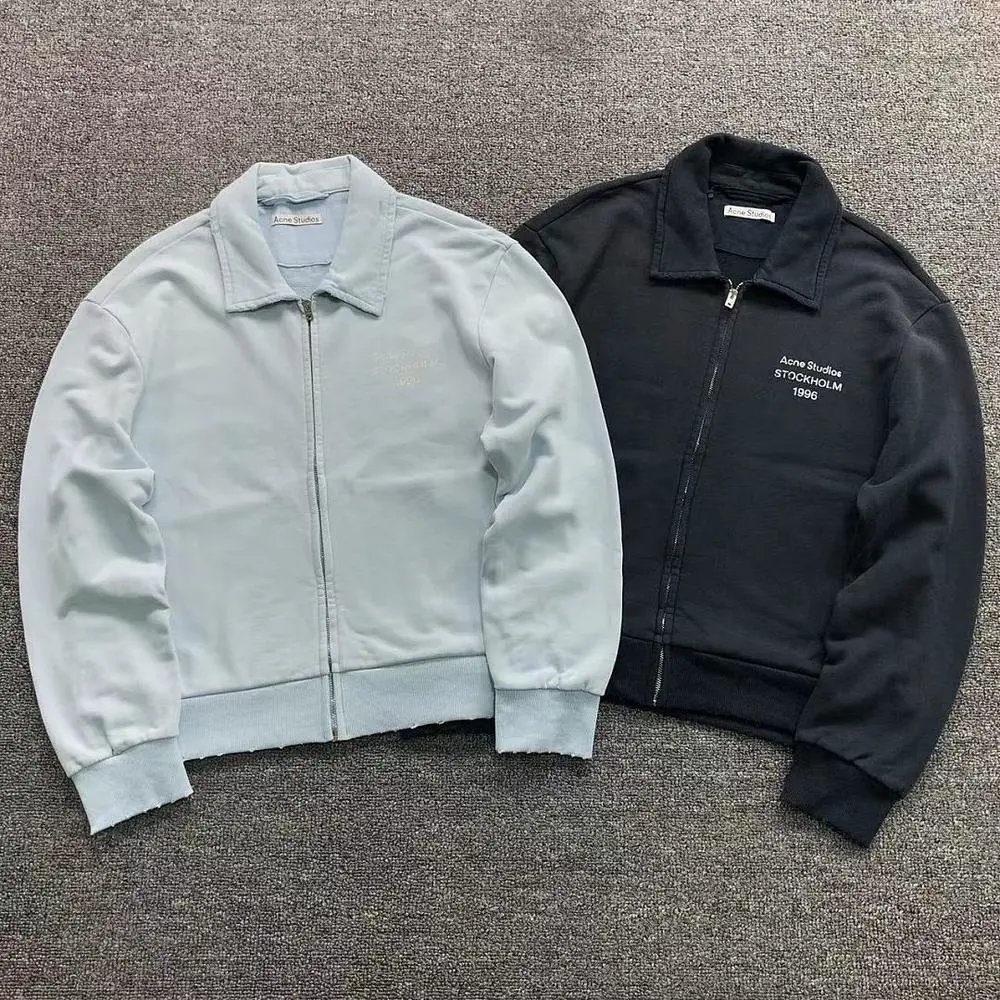 Acne Studios lapel zip sweatshirt — W2CFinds curated find