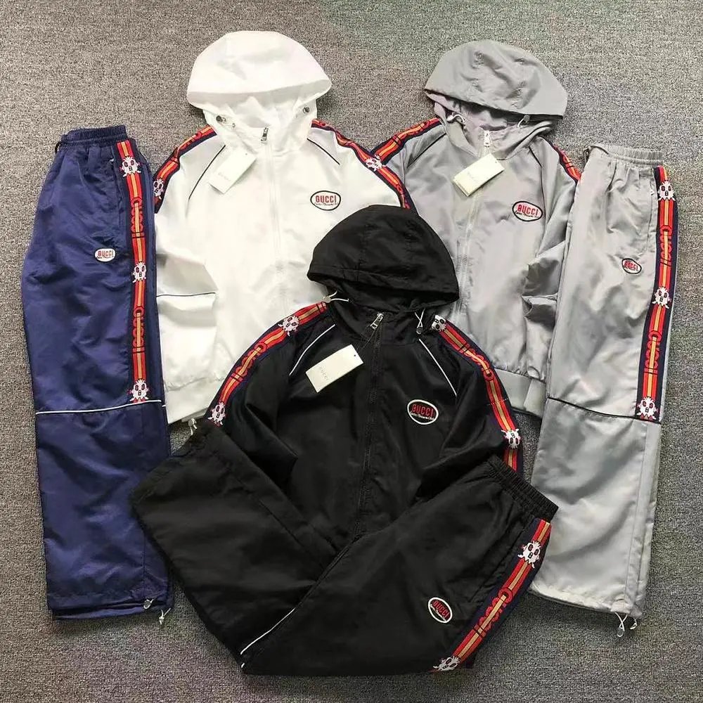 Gucci web stripe hooded tracksuit set — W2CFinds curated find