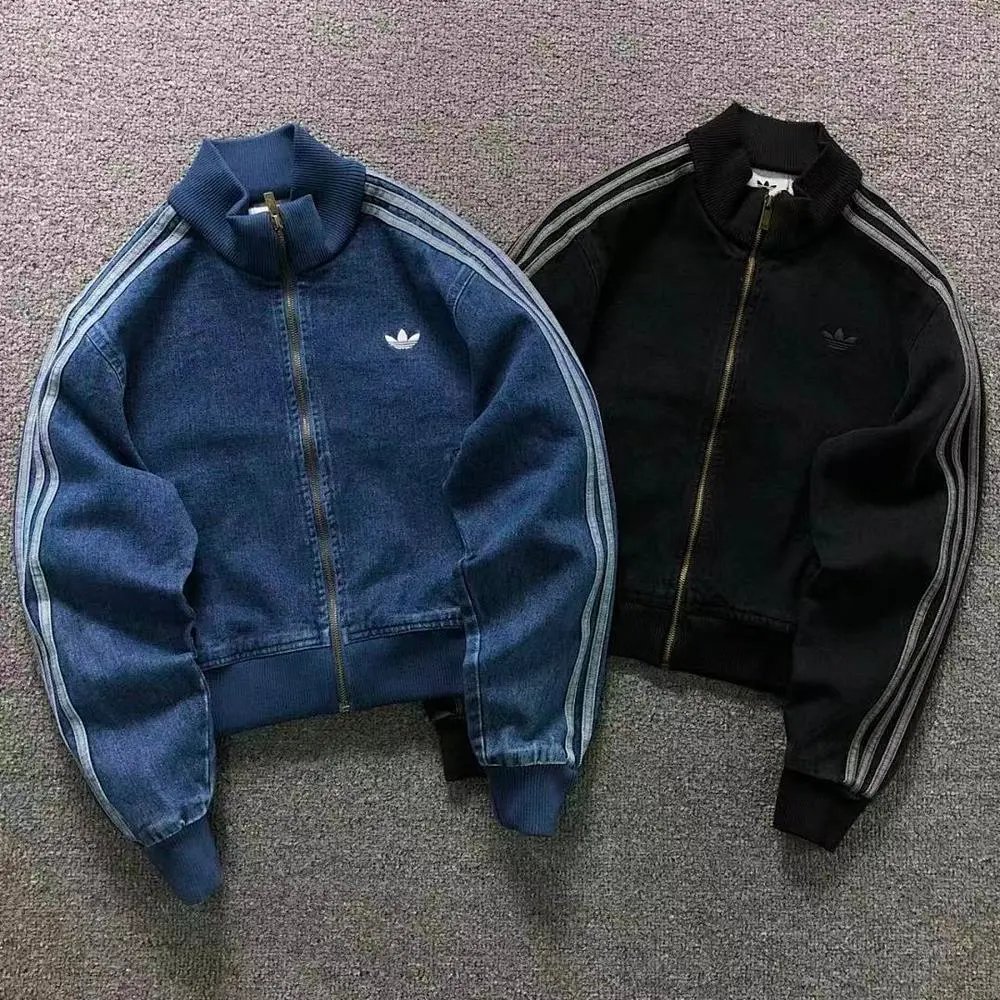 Adidas Originals denim track jacket — W2CFinds curated find
