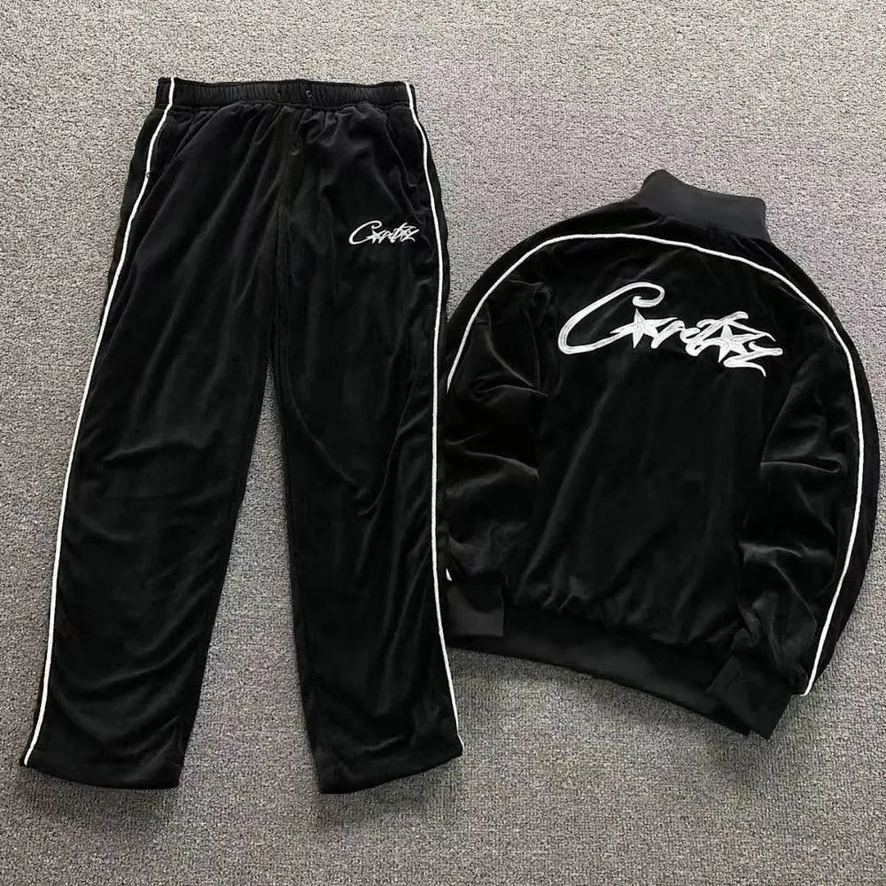 Corteiz velour tracksuit set — W2CFinds curated find