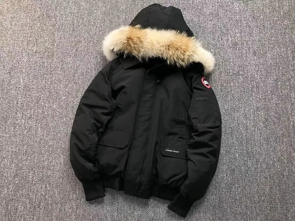 Canada Goose Down Jackets Fur-Trim Hooded Bomber Jacket image 2