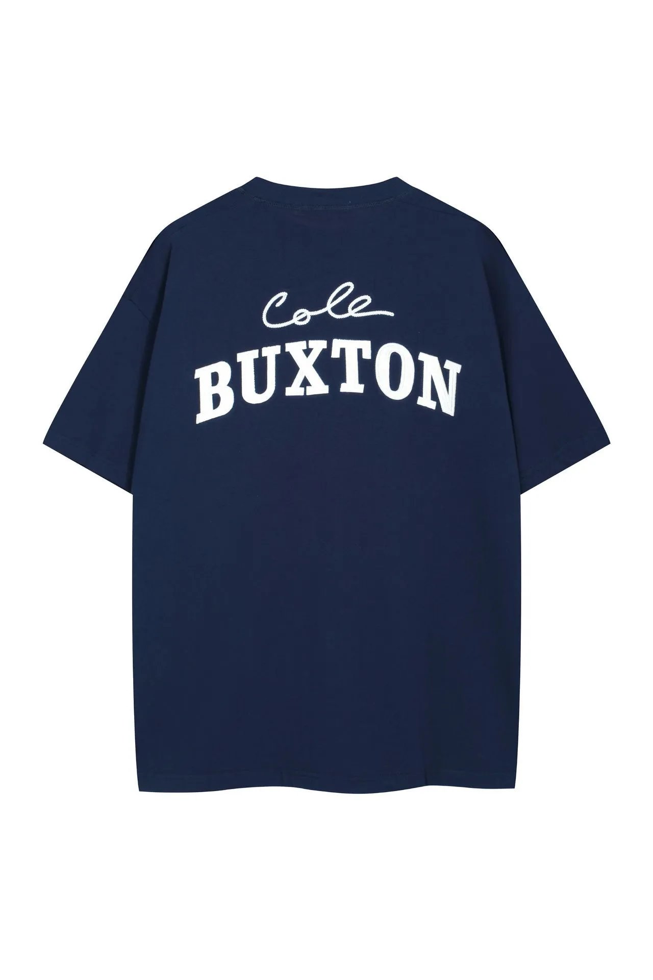 Cole Buxton Signature Arch Logo Navy T-Shirt - 1