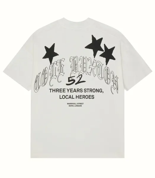 Core Buxton Three Years Strong White T-Shirt - 1