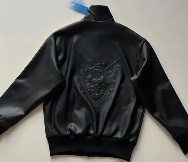 Adidas Originals Track Jacket Black Yellow Embossed Owl Graphic Jacket - 9